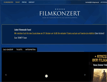 Tablet Screenshot of filmkonzert.de